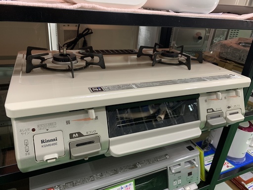 TM435 Rinnai ガステーブル KGM64BER 2017 都市ガス用