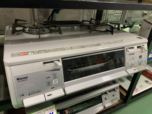 TM208 Rinnai ガステーブル RT63WH5T-VL 2015 都市ガス用