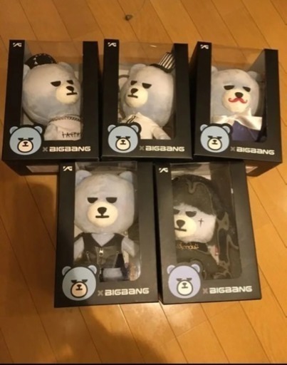 BIGBANGベア五体セット