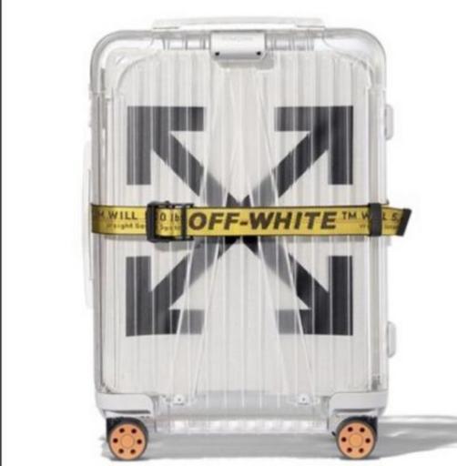 off-white オフホワイト リモワ RIMOWA スーツケース ホワイト
