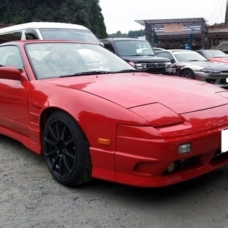 ●平成9年式180sx S14ターボEG換装済 全塗装済 車高調...