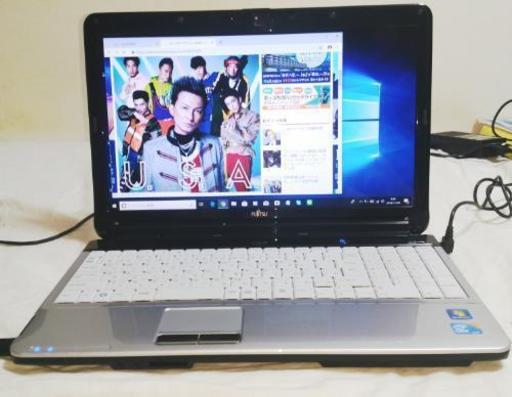 超美品！FMVA533BS Core i3/Win10/640Gオフィスアドビ他