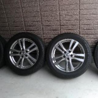 E 52エルグランドハイウェイスターの純正ホイール2本!! NISSAN エルグランドe52 用純正ホイール2本(タイヤ付き)