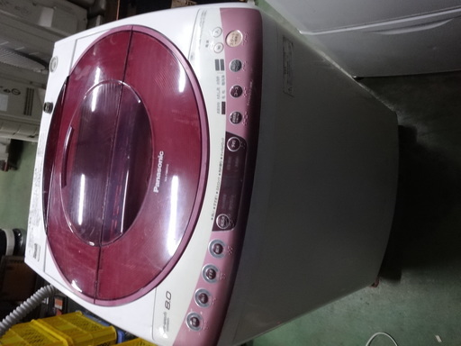 東839　パナソニック全自動洗濯機　8.0ｋｇ　引取り