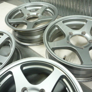 ウェッズ★ハセスペック　日本製　16×5.5J　＋20　ジムニー　JA11　JB23　５穴　PCD139.7　ガンメタ　ハイスペックホイール