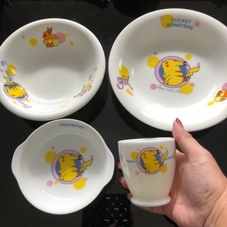 ポケモン 食器セット 訳あり みっつん 石部の食器の中古あげます 譲ります ジモティーで不用品の処分