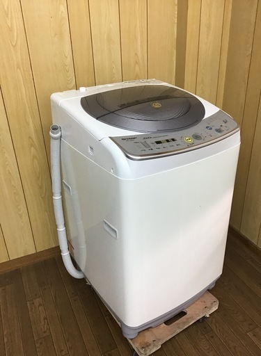 シャープ  全自動洗濯乾燥機 ES-TG84V-S　8.0Kg