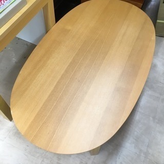 福岡 早良区 原 無印良品 フラットヒーター 丸型 こたつ タモ材