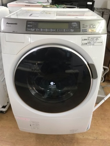 美品！Panasonic製 ドラム洗濯機、2013年製 NA-VX7200L 9kg/6kg 90日保証有