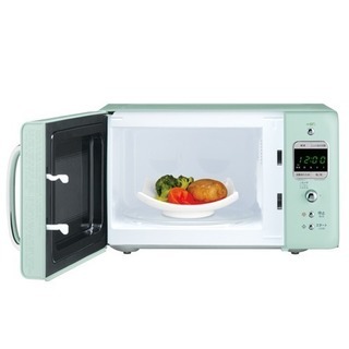 生活家電2点セット イーアングル 冷蔵庫 電子レンジ レトロ調 d333