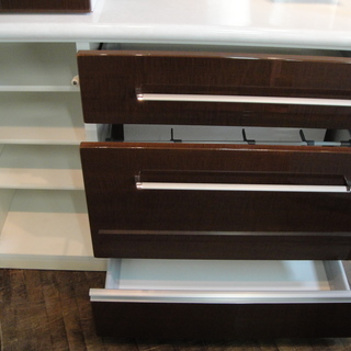 キッチンボード　レンジボード　引き戸　