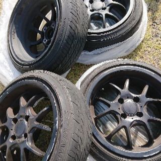 PIAA【委託品ジャンク】165/50R15ホイール付きタイヤ4本