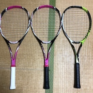 テニスラケット(軟式) 3本