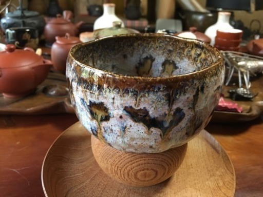大丸北峰 干支虎 清水焼 玉露茶碗セット
