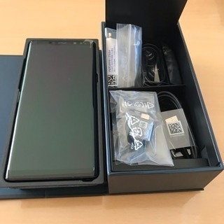 【ほぼ新品】Galaxy Note8 SIMフリー ブラック ★...