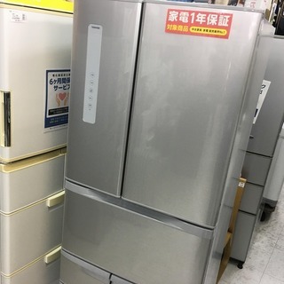安心の6ヶ月保証】TOSHIBA 473L6ドア冷蔵庫【トレファク越谷店