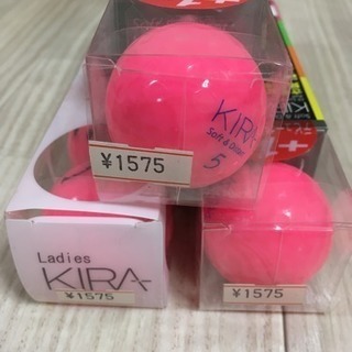 （値下げ）新品 ゴルフボール ピンク KIRA KASCO