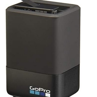GoPro ウェアラブルカメラ用充電器 デュアル バッテリー チ...