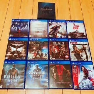 PS4ソフト、13本セット、15000円