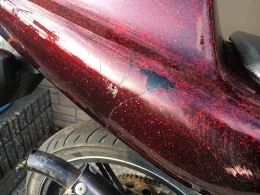 Ns 1 ネイキッドカスタム 赤ラメフレーク塗装がかっこいい Tmオート 西武柳沢のホンダの中古あげます 譲ります ジモティーで不用品の処分