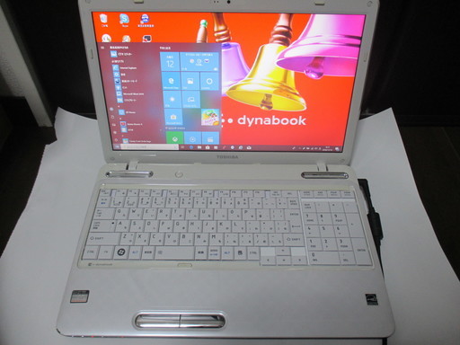 【美品】東芝dynabook T451/46EＲ Corei5／キーボード新品取替／Win10ノートパソコンリカバリー済 中古動作品