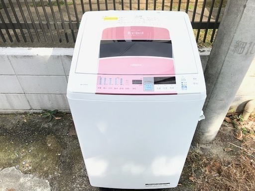 HITACHI 日立 ビートウォッシュ BW-D702 S 洗濯機 7kg  家電 美品 2016年製