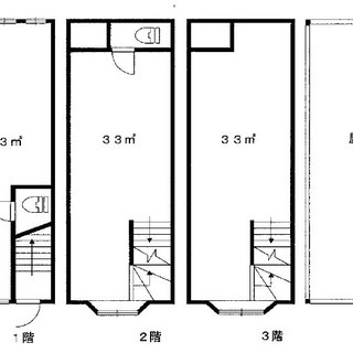 【杭瀬本町】事務所　家賃値下げしました　3階建て2・３階部分（用...