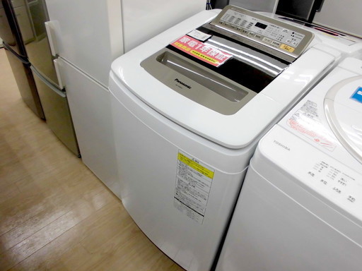 安心の1年保証付！2015年製Panasonic(パナソニック)NA-FW80S2の8.0kg縦型洗濯乾燥機です！