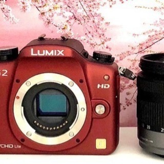 ❤️超豪華おまけ付き❤️パナソニック LUMIX G2 レッド❤️限定1台❤️☆