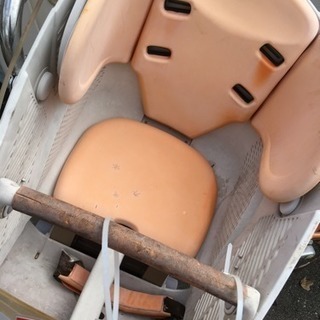 福岡 早良区 原 子供乗せ自転車 子供乗せ オレンジ