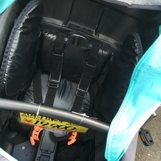 福岡 早良区 原 petit maman mini 子供乗せ自転車 カバー付き ブラック