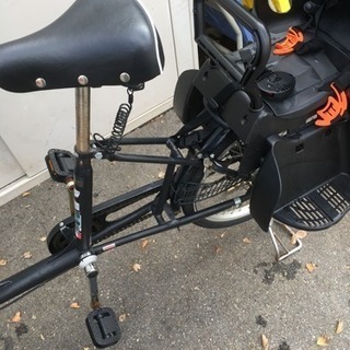 福岡 早良区 原 petit maman mini 子供乗せ自転車 カバー付き ブラック