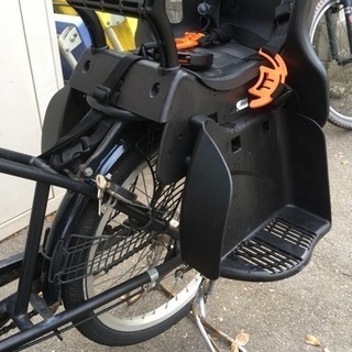 福岡 早良区 原 petit maman mini 子供乗せ自転車 カバー付き ブラック