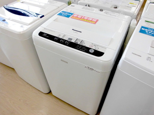 安心の1年保証付！2017年製Panasonic(パナソニック)NA-F50B10Cの5.0kg全自動洗濯機です！