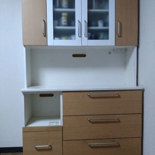 キッチンボード　食器棚120cm 