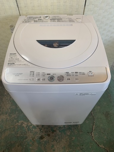 SHARP 2012年製 4.5kg 洗濯機
