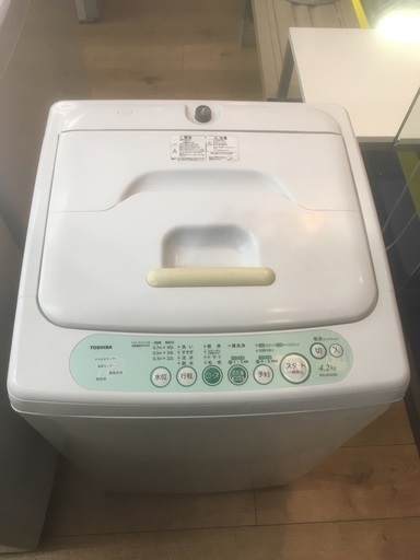 [安心の6ヶ月保証]　2011年製　TOSHIBA　全自動洗濯機　4.2kg 　[トレファク八王子めじろ台店]