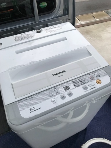 取引中。2016年製パナソニック全自動洗濯機5キロ超美品。千葉県内配送無料。設置無料。