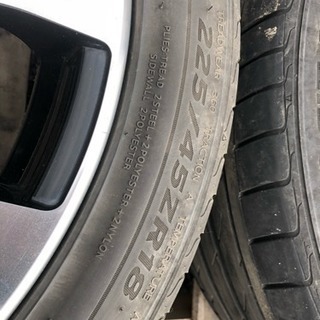 ☆ヴェネルディ 18インチ 7.5J +40 114.3 5H 225/45R18 エスティマ等
