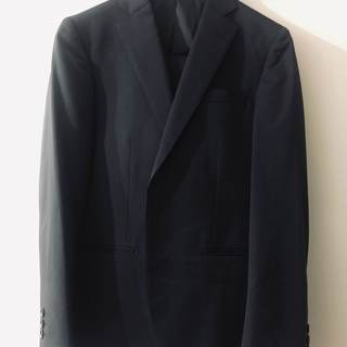 【新品・美品】AOKIの黒スーツ 細身 パンツは2枚【就活生必見】