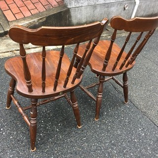 飛騨産業　キツツキ　ウィンザーチェア 2脚セット キツツキ 飛騨産業 ウインザーチェア 2脚セット 定価46440×2脚