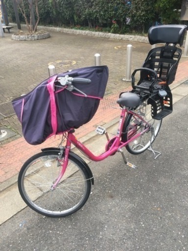 美品 ３人乗り対応子ども乗せ自転車 ビルゴ  値下げ