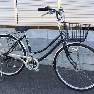 ★26インチ・自転車 シマノ6段変速 LEDライト