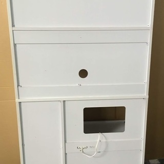 ☆【中古】大阪引取歓迎 ニッセン キッチンボード キッチン台 キッチン収納 食器棚 ☆ - 収納