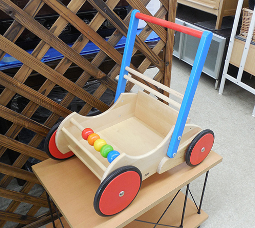 BAJO/バヨ Baby Walker ベビーウォーカー 73110 ボーネルンド 手押し車 木製玩具 可愛い 札幌 西区 西野