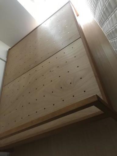 ダブルベッド マットレスなし