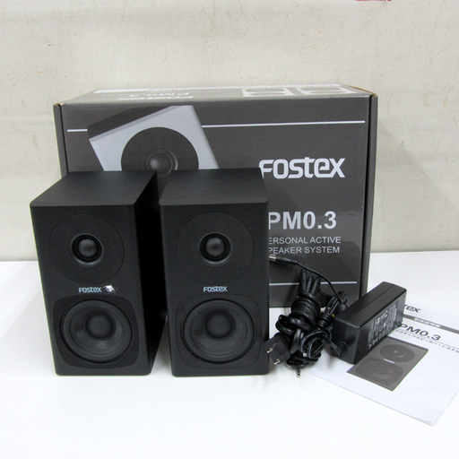 Fostex アクティブ・スピーカーシステム ブラック PM0.3