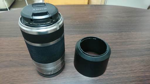 SONY eマウント用レンズ SEL55210 55mm-210mm シルバー 実用品