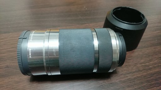 SONY eマウント用レンズ SEL55210 55mm-210mm シルバー 実用品