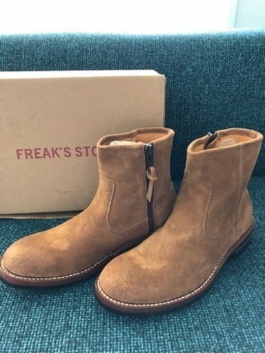 新品FREAK'S STORE フリークスストア スエードサイドジップブーツ 9